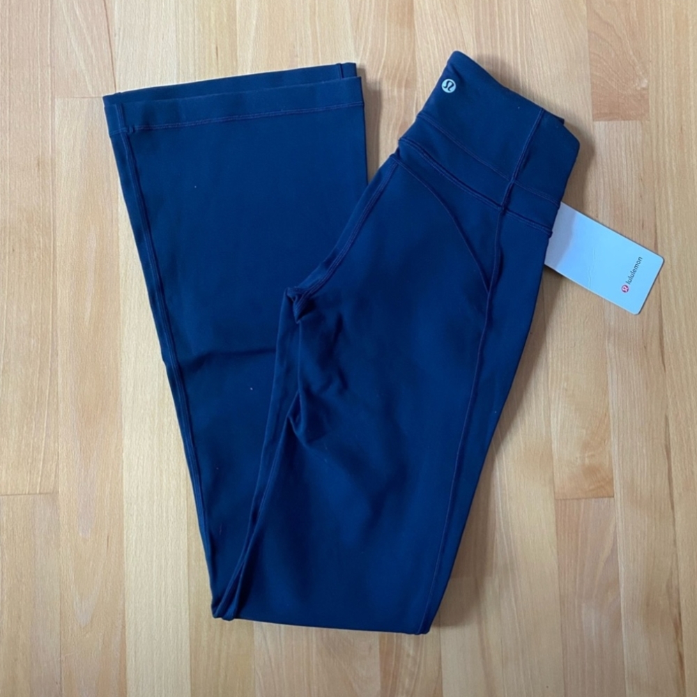 Lululemon Navy Flare Leggings - Picture 3 of 5